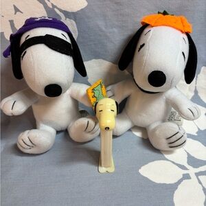 Snoopy Plush Toys with Halloween Accessories